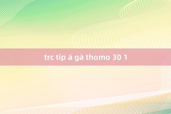 trc tip á gà thomo 30 1