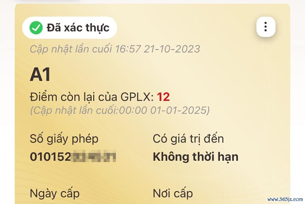 tru diem GPLX anh 2