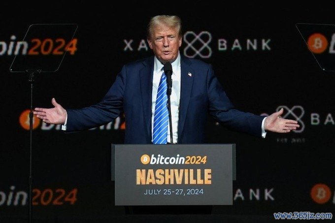 Ông Donald Trump trong sự kiện Bitcoin 2024 tháng 7/2024. Ảnh: Reuters