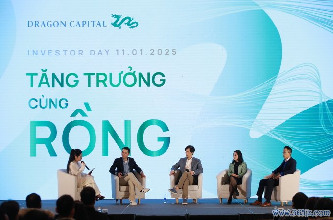 Các chuyên gia nêu chiến lược cho năm 2025 tại Investor Day ngày 11/1. Ảnh: Dragon Capital